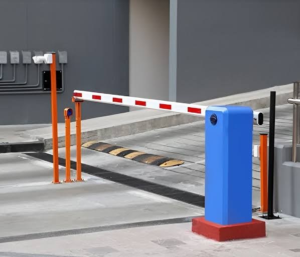 Boom barrier parking gate